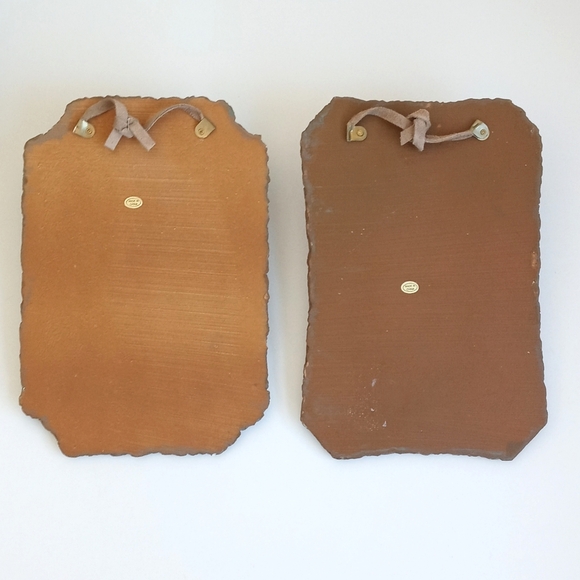 Italian Wall Hanging Plaques L' Toscano & Tenuta Set of 2 - Picture 14 of 16